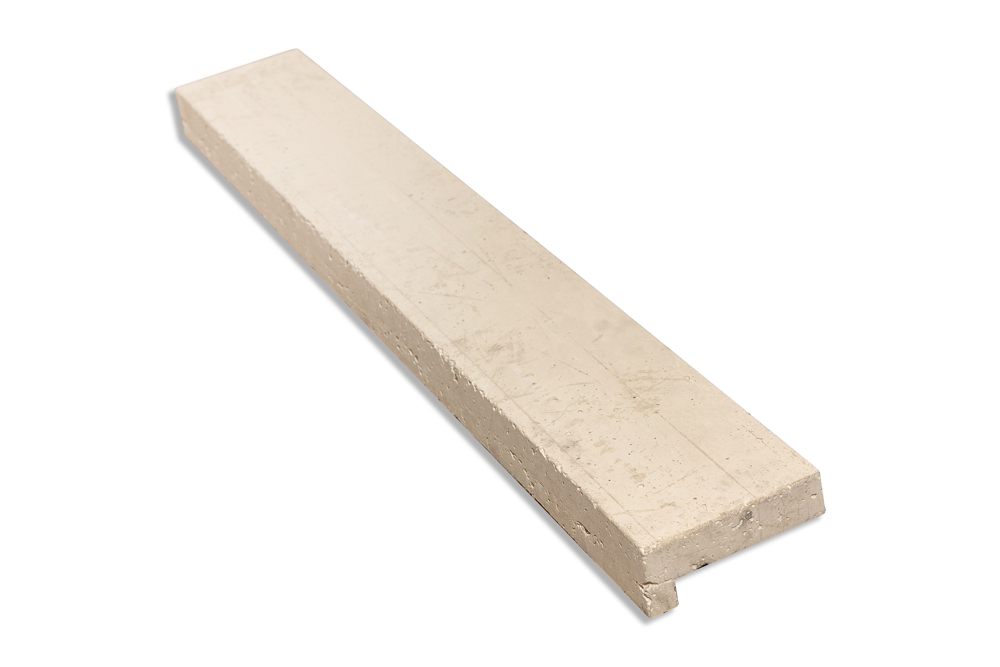 Listones Blanco Tiza (100x15x4cm) con Dientes